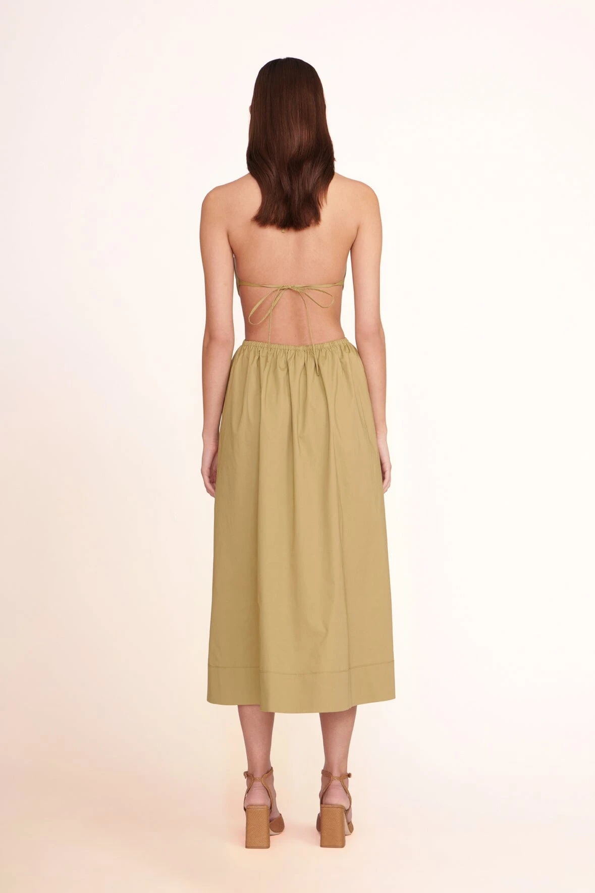 VANESSA DRESS | KHAKI 3 VANESSA DRESS | KHAKI - Image 3