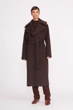CARVER COAT | DARK CHOCOLATE -Fashion Shop 035 230605 Staud Fall Ecom 01201 web
