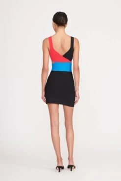 CASSANDRA DRESS | MARBLE WAVE -Fashion Shop 036 230516 Staud Fall Ecom 01988 web