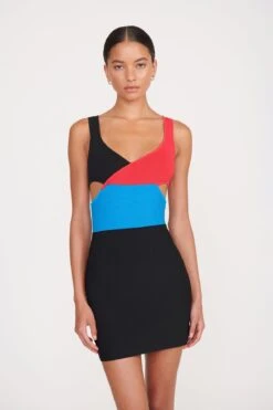 CASSANDRA DRESS | MARBLE WAVE -Fashion Shop 036 230516 Staud Fall Ecom 02000 web