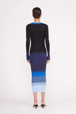 SHOKO SWEATER | MIDNIGHT GLACIER -Fashion Shop 046 230605 Staud Fall Ecom 01536 web