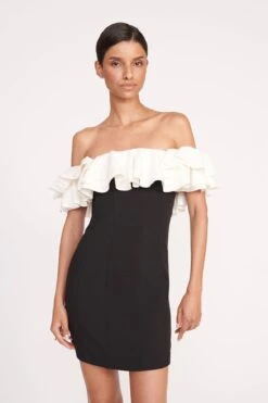 KIARA DRESS | BLACK IVORY -Fashion Shop 143 KIARA DRESS BLACK IVORY 0814 web