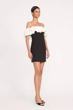 KIARA DRESS | BLACK IVORY -Fashion Shop 145 KIARA DRESS BLACK IVORY 0796 web