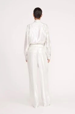 MARYN TOP | SILVER -Fashion Shop 209 MARYN TOP SILVER LUISA PANT SILVER 0573 web