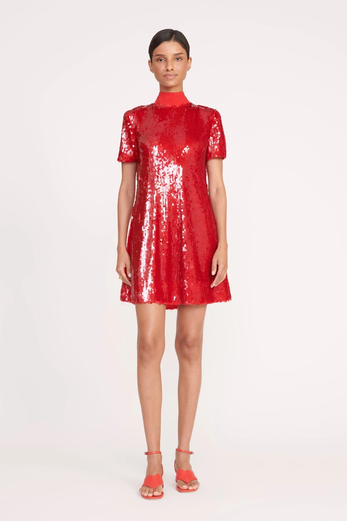 MINI ILANA DRESS | POINSETTIA SEQUINS 1 MINI ILANA DRESS | POINSETTIA SEQUINS