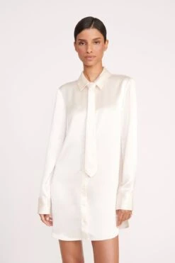 TABITHA DRESS | IVORY -Fashion Shop 271 TABITHA TUNIC IVORY BLACK 0213 web