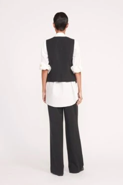 BRETT VEST | BLACK -Fashion Shop 98 BRETT VEST BLACK SUITING LUISA BLACK 1014 web