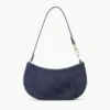 BRADY SHOULDER BAG | NAVY HAIRCALF