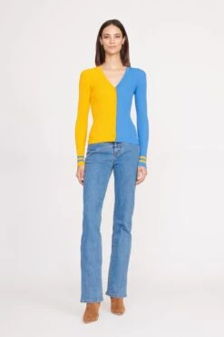 THE STAUD NFL CARGO SWEATER | LOS ANGELES CHARGERS -Fashion Shop CARGO SWEATER LOS ANGELES CHARGERS 0100 web