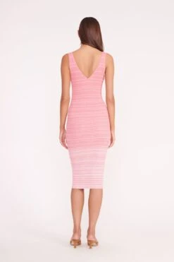 DANA DRESS | CORAL PINK WHITE -Fashion Shop DANA DRESS CORAL PINK WHITE BRIGITTE MULE TAN 01867 web 979317dc 9f57 42b7 8933 3dad7475650e