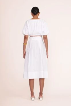 KINGSLEY SKIRT | WHITE -Fashion Shop Ellington Top White Kingsley Skirt White 00046 web 1