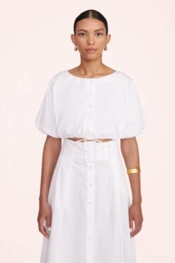 KINGSLEY SKIRT | WHITE -Fashion Shop Ellington Top White Kingsley Skirt White 00051 web 1