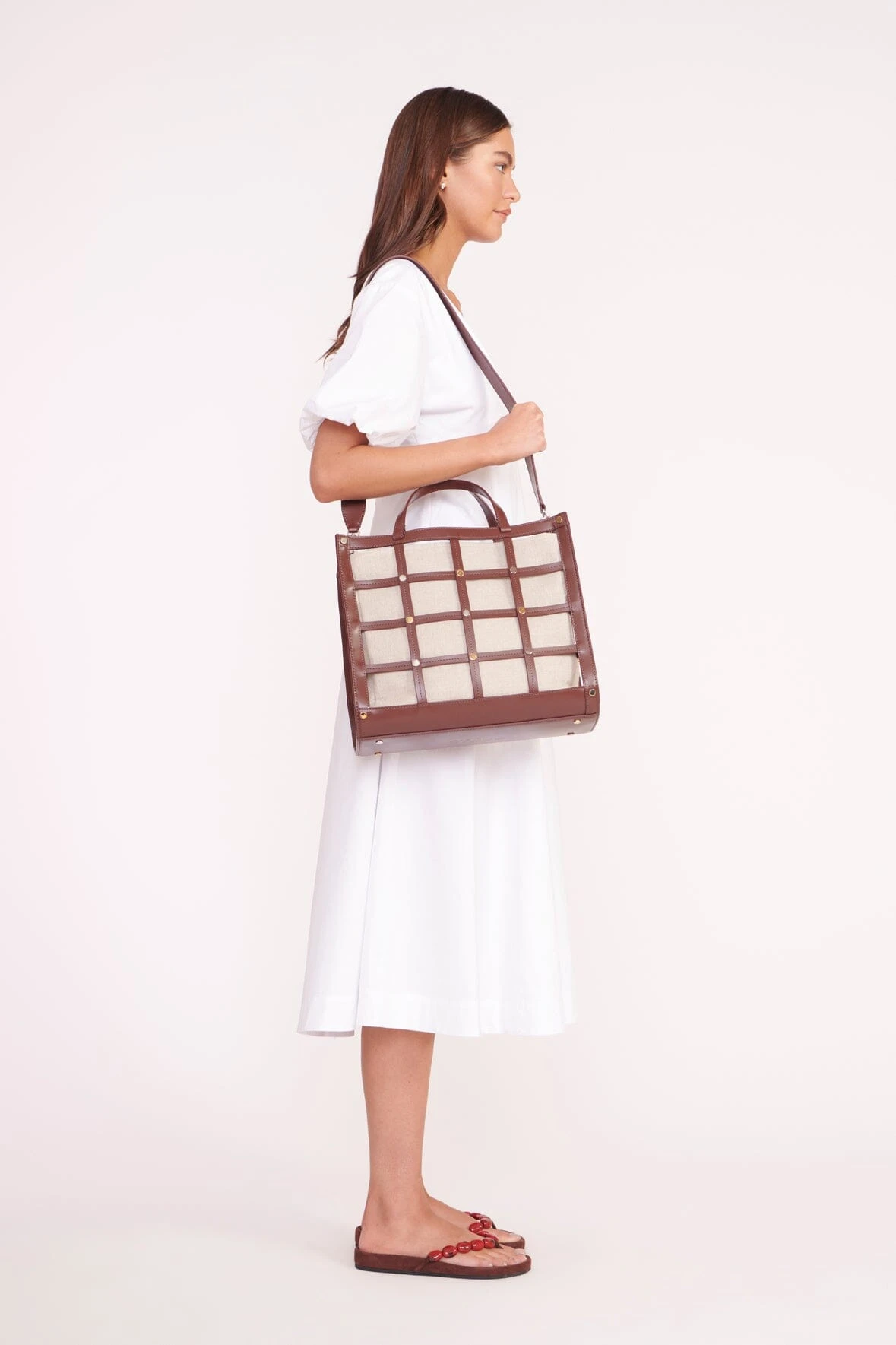 EMMA TOTE | MAHOGANY NATURAL 8 EMMA TOTE | MAHOGANY NATURAL - Image 8