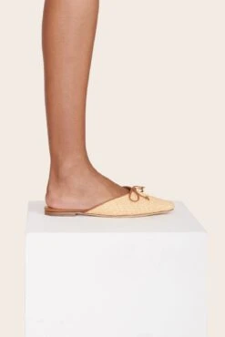 GINA MULE | NATURAL RAFFIA -Fashion Shop GINA MULE RAFFIA 1 web