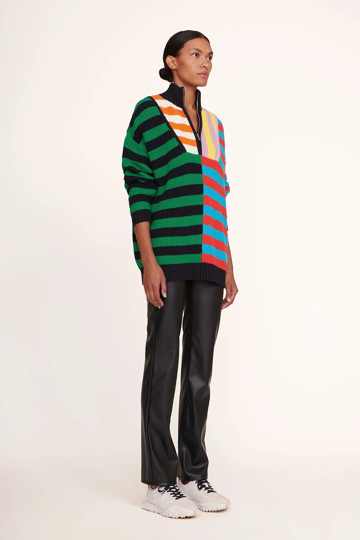 HAMPTON SWEATER | CABANA STRIPE MULTI 3 HAMPTON SWEATER | CABANA STRIPE MULTI - Image 3