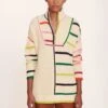 HAMPTON SWEATER | CREME RAINBOW MULTI