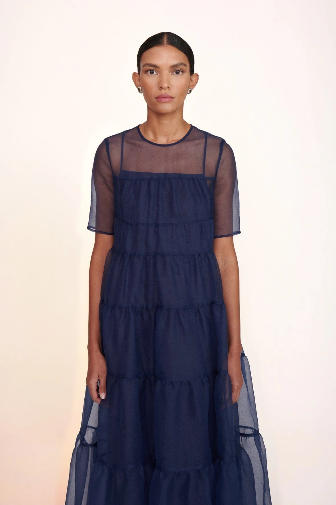 HYACINTH DRESS | NAVY 4 HYACINTH DRESS | NAVY - Image 4