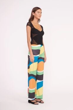 OSCAR PANT | MARBLE WAVE 10 OSCAR PANT | MARBLE WAVE -Fashion Shop JOCELYN TOP BLACK OSCAR PANT MARBLE WAVE 00320 2 web