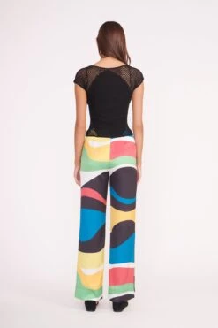 OSCAR PANT | MARBLE WAVE 11 OSCAR PANT | MARBLE WAVE -Fashion Shop JOCELYN TOP BLACK OSCAR PANT MARBLE WAVE 00329 2 web