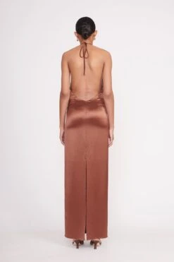 JANET DRESS | CLOVE -Fashion Shop Janet Dress Clove 04632 web