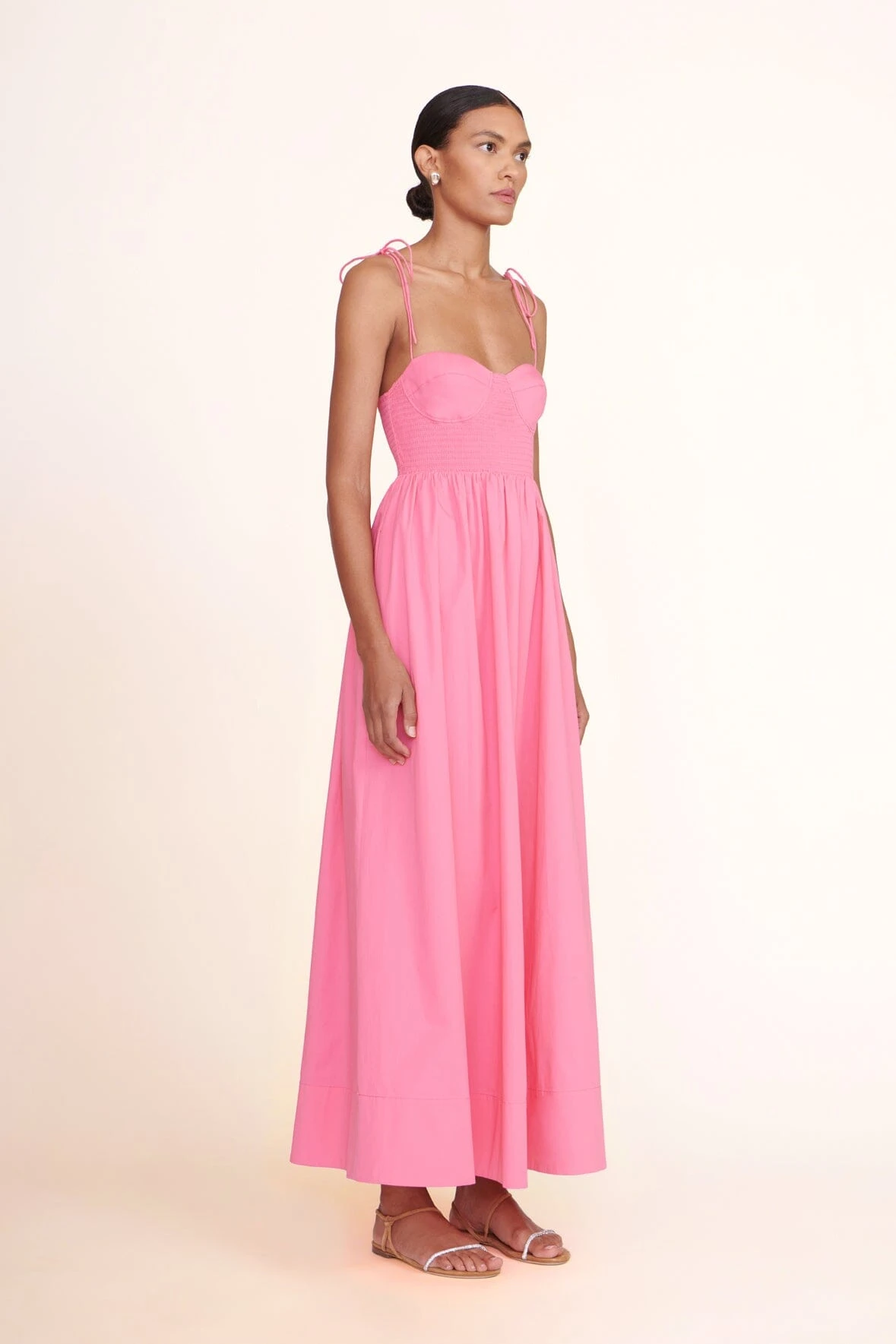 LAUREL CRYSTAL SANDAL | RHINESTONE CASHEW SUEDE 4 LAUREL CRYSTAL SANDAL | RHINESTONE CASHEW SUEDE - Image 4