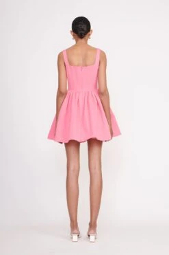 LANDSCAPE DRESS | CORAL PINK -Fashion Shop Landscape Dress Coral Pink 00482 web