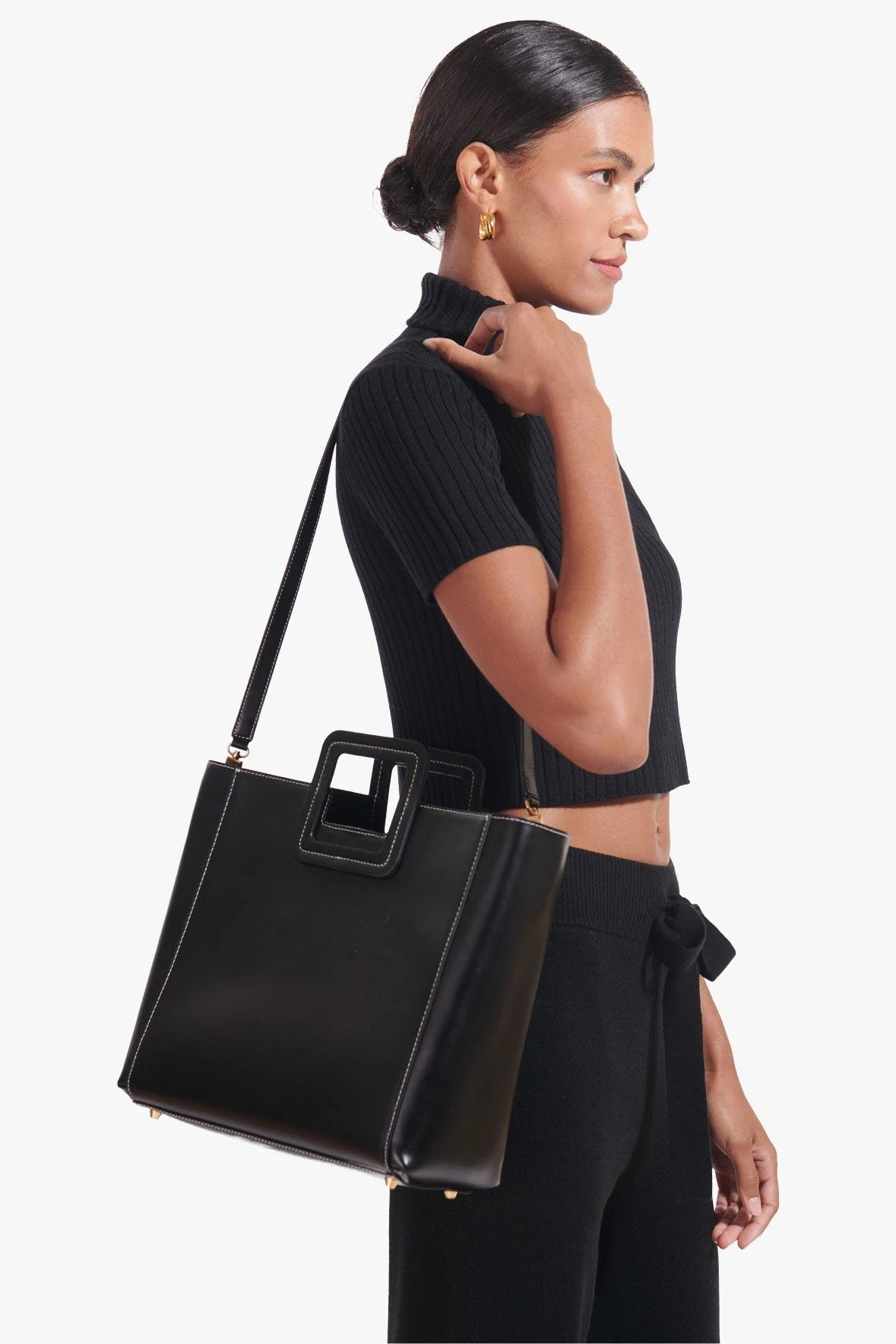 SHIRLEY LEATHER BAG | BLACK 2 SHIRLEY LEATHER BAG | BLACK - Image 2