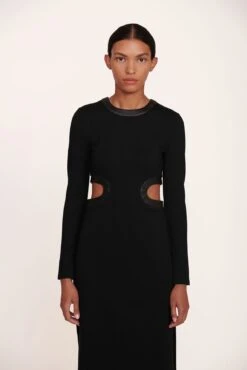 LONG SLEEVE DOLCE DRESS | BLACK -Fashion Shop Long Sleeve Dolce Dress Black 007 edit web 1
