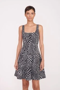 MINI WELLS DRESS | BLACK WAVY DOT 8 MINI WELLS DRESS | BLACK WAVY DOT -Fashion Shop MINI WELLS DRESS 007 00202 web
