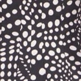 MINI WELLS DRESS | BLACK WAVY DOT 6 MINI WELLS DRESS | BLACK WAVY DOT - Image 6