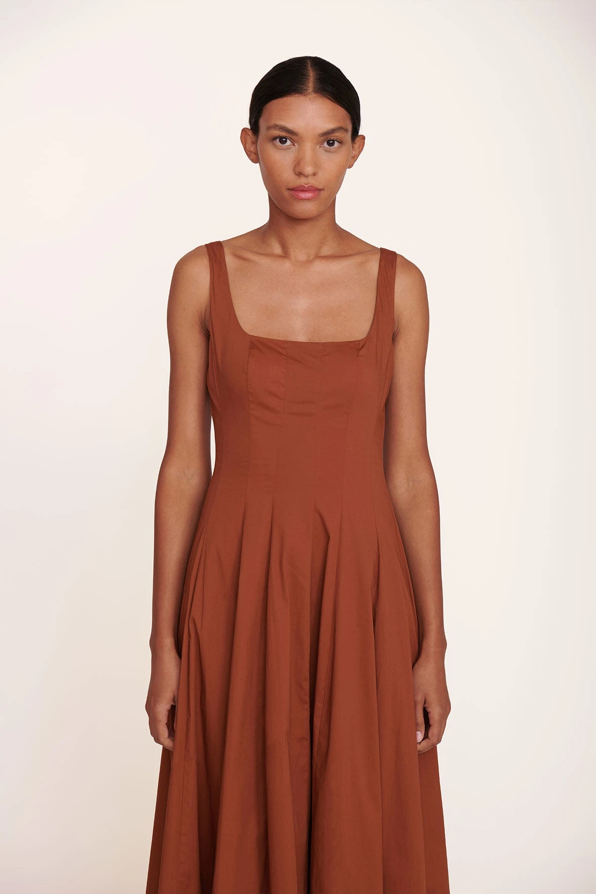 WELLS MAXI DRESS | TAN 4 WELLS MAXI DRESS | TAN - Image 4