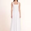 WELLS MAXI DRESS | WHITE