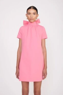 MINI ILANA DRESS | CORAL PINK -Fashion Shop Mini Ilana Dress Coral Pink 00588 web