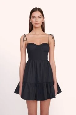 MINI LANDRY DRESS | BLACK -Fashion Shop Mini Landry Dress Black 00522 web