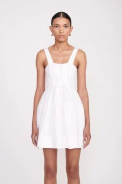 MINI SUTTON DRESS | WHITE 8 MINI SUTTON DRESS | WHITE -Fashion Shop Mini Sutton Dress White 00501 web fe07487c 0598 4650 964c 3b0ddfe887c9
