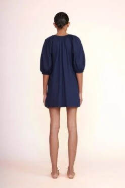 MINI VINCENT DRESS | NAVY 8 MINI VINCENT DRESS | NAVY -Fashion Shop Mini Vincent Dress Black 00493 web