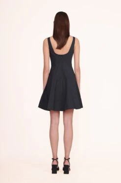 MINI WELLS DRESS | BLACK -Fashion Shop Mini Wells Dress Black 00532 web
