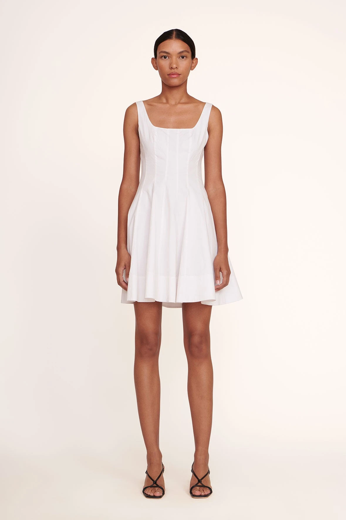 MINI WELLS DRESS | WHITE 3 MINI WELLS DRESS | WHITE - Image 3