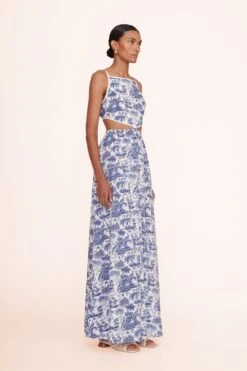 SIMONE CROCHET HEEL | CREAM -Fashion Shop Mula dress blue toile 00597 web 1