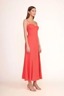 LAUREL CRYSTAL HEEL | RHINESTONE CASHEW SUEDE -Fashion Shop NATALY DRESS HIBISCUS 00367 web