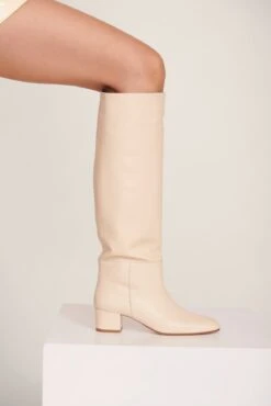 NANCY BOOT | CREAM 14 NANCY BOOT | CREAM -Fashion Shop Nancy Leather Boot Cream 001 web