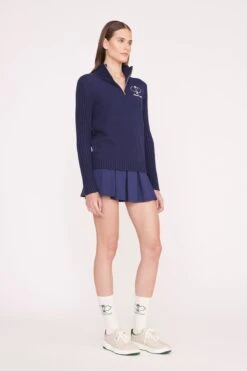 SERVE SWEATER | NAVY -Fashion Shop PickleBall 018 01062 edit web