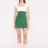 BACKSPIN DRESS | COURT GREEN IVORY