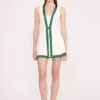 CROSS-COURT DRESS | IVORY COURT GREEN