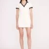 VOLLEY DRESS | IVORY BLACK