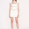 BACKSPIN DRESS | IVORY BLACK