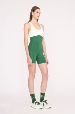 BOUNCE SHORT UNITARD | COURT GREEN IVORY 8 BOUNCE SHORT UNITARD | COURT GREEN IVORY -Fashion Shop PickleBall 031 01647 web