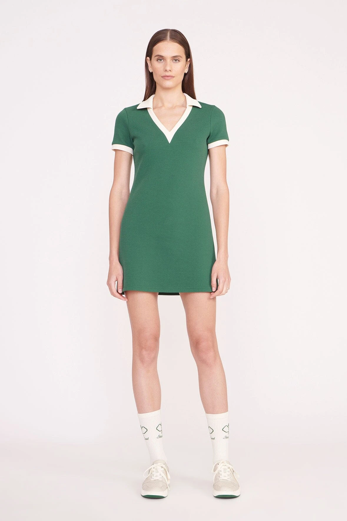 VOLLEY DRESS | COURT GREEN IVORY 1 VOLLEY DRESS | COURT GREEN IVORY