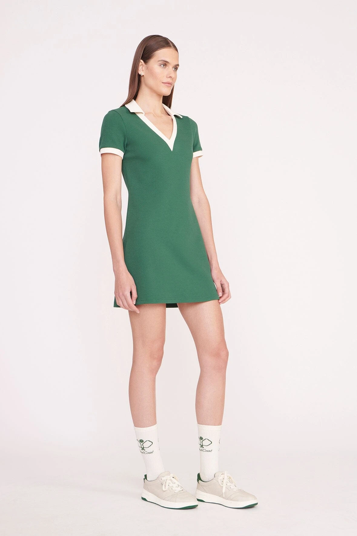 VOLLEY DRESS | COURT GREEN IVORY 2 VOLLEY DRESS | COURT GREEN IVORY - Image 2