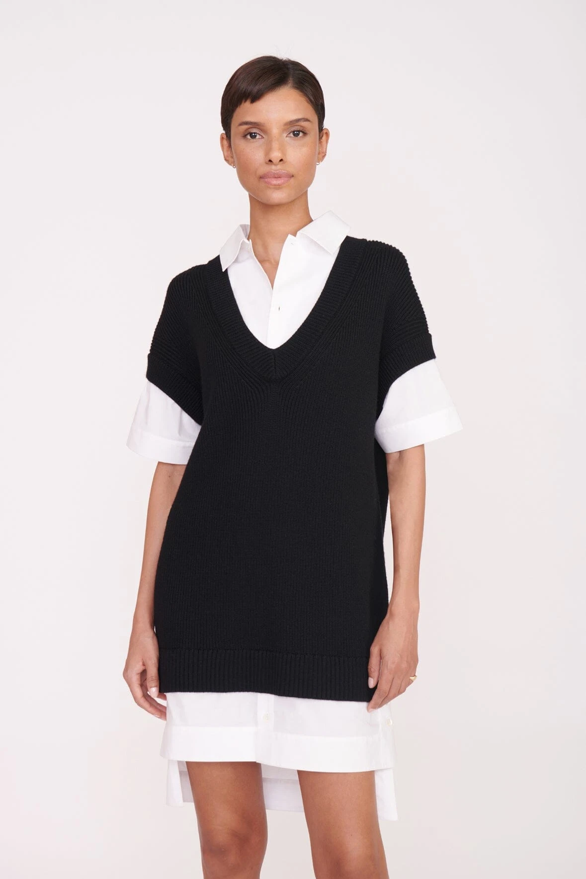 BRIDGET DRESS | BLACK WHITE 3 BRIDGET DRESS | BLACK WHITE - Image 3